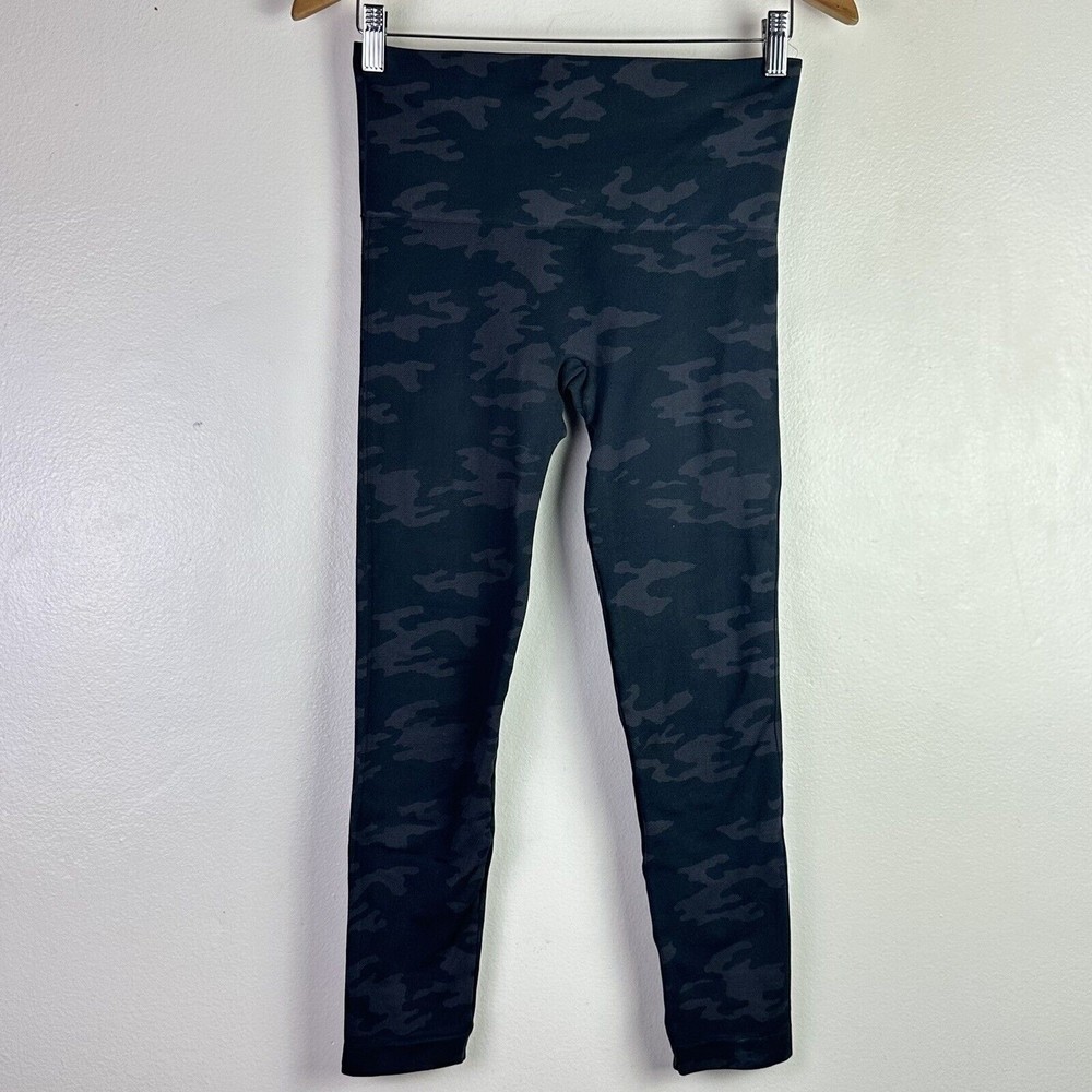SPANX Women's Look At Me Now High Rise Tummy Control Seamless Leggings Camo Sz M